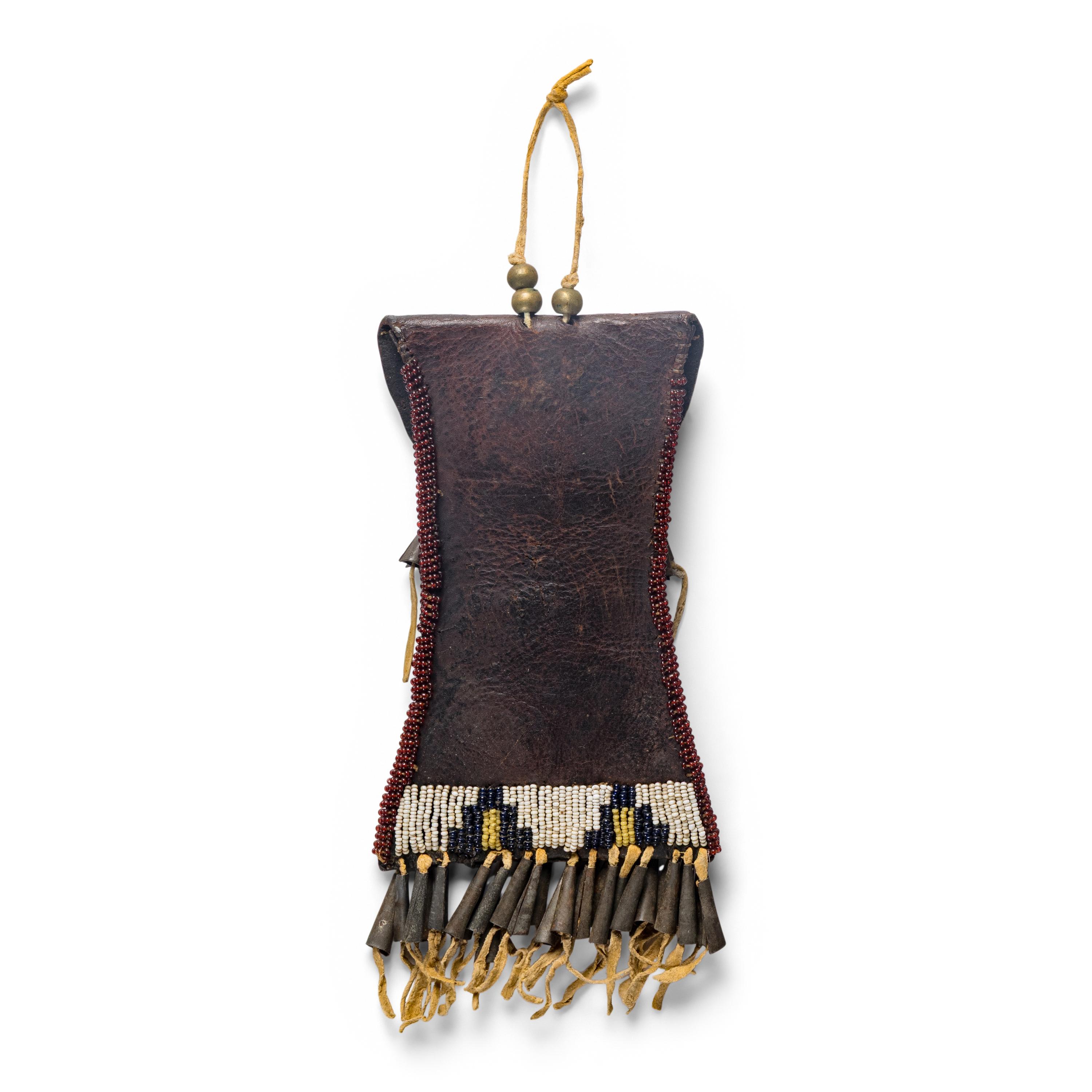 Kiowa Beaded Hide Strike-A-Light Bag