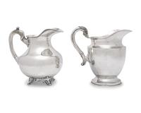 An Assorted Group of Seven Mexican Sterling and Silver Tablewares