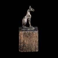 An Egyptian Silver Cat
