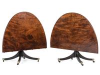 An English Mahogany Two-Pedestal Dining Table