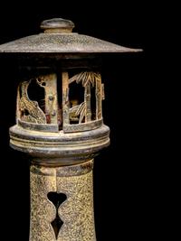 Six Japanese Metal Lanterns