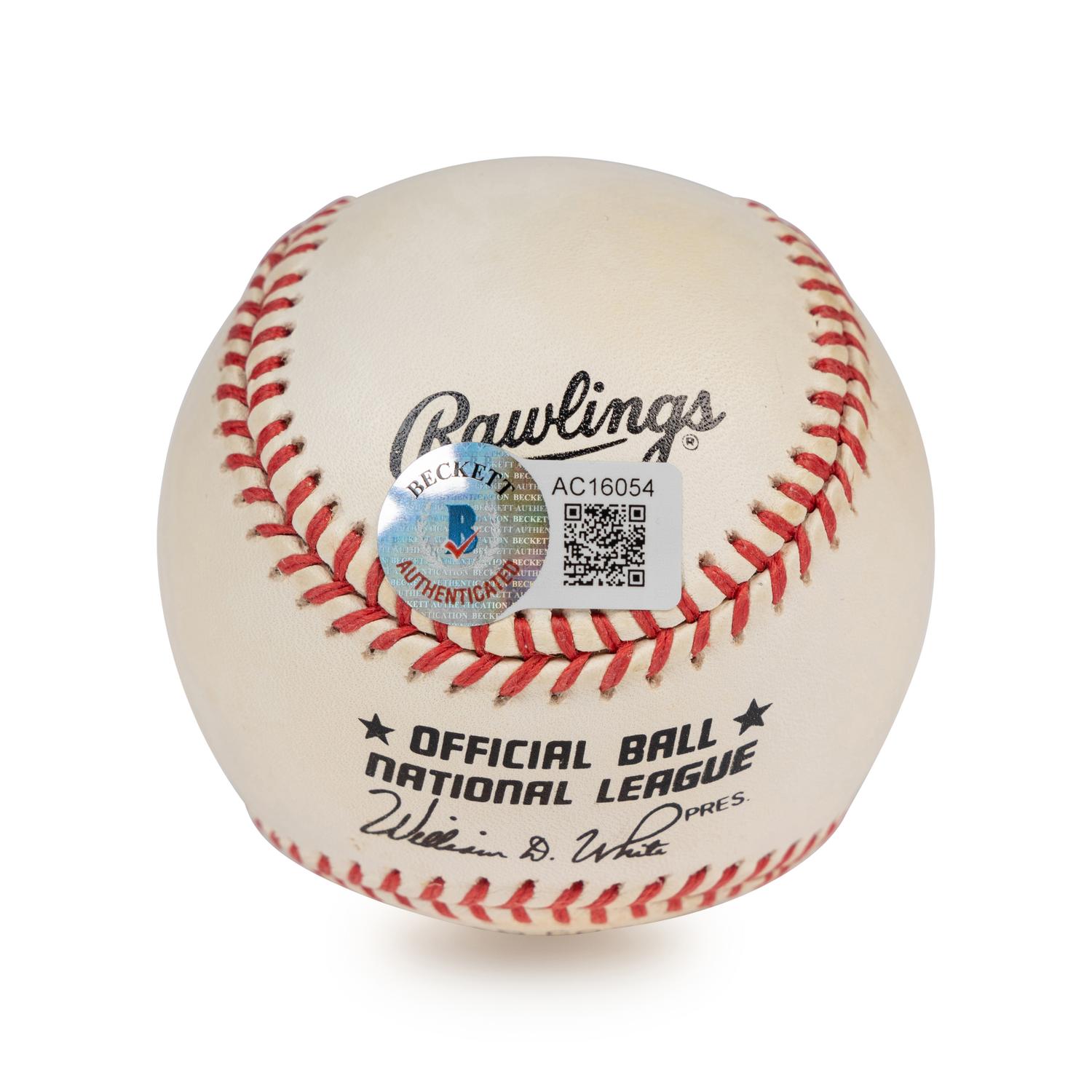 A Sandy Koufax Single Signed Autograph Baseball (Beckett Authentication Services Letter)