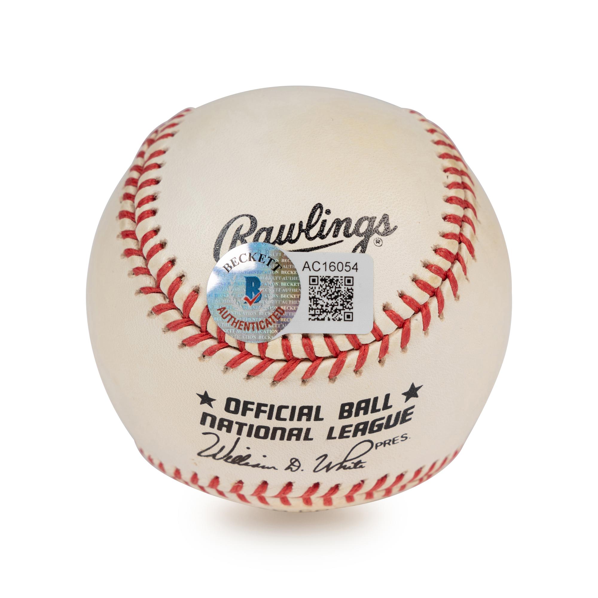 A Sandy Koufax Single Signed Autograph Baseball (Beckett Authentication Services Letter)