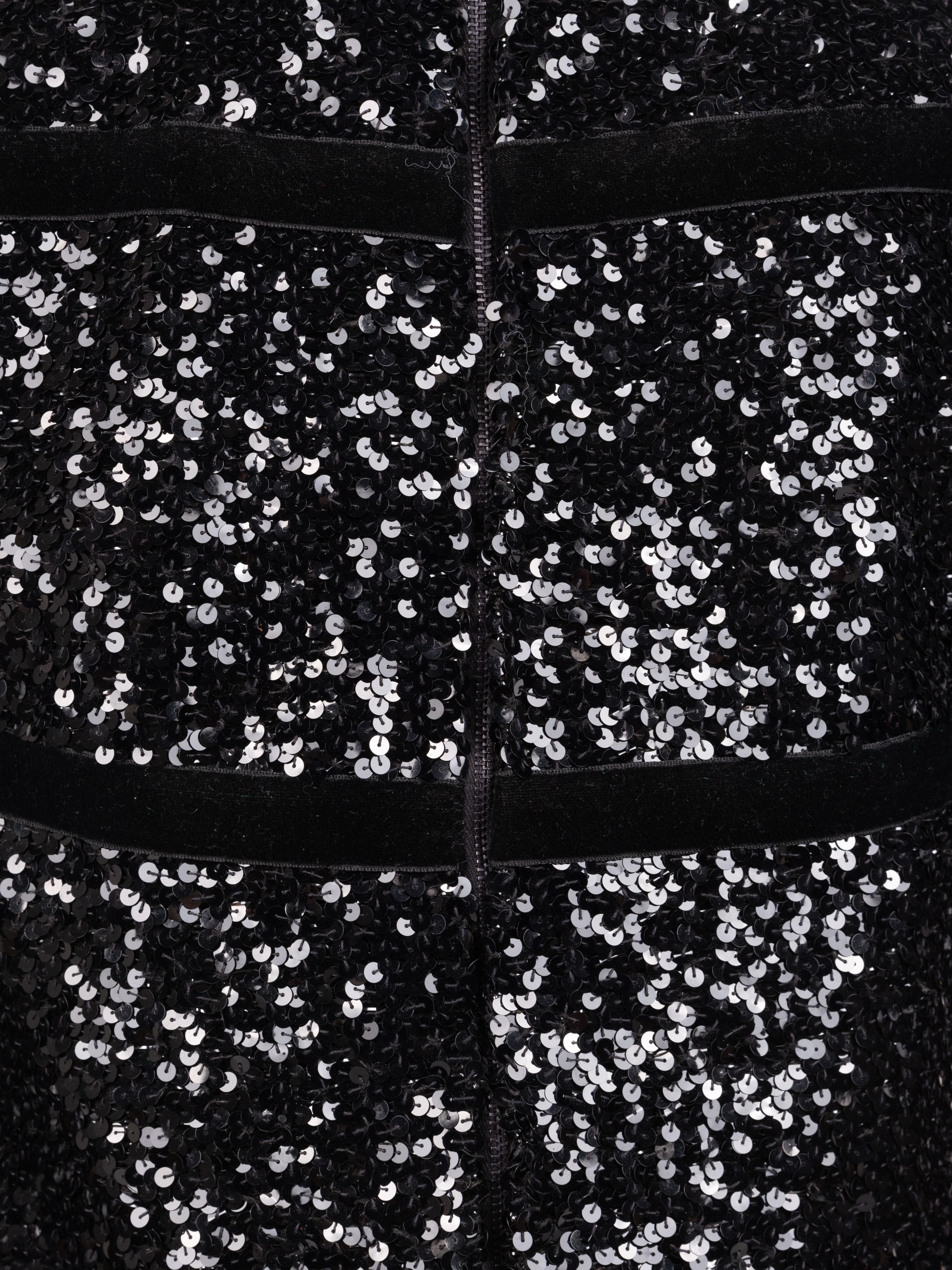 Givenchy Haute Couture Sequined Pantsuit, c. 1975