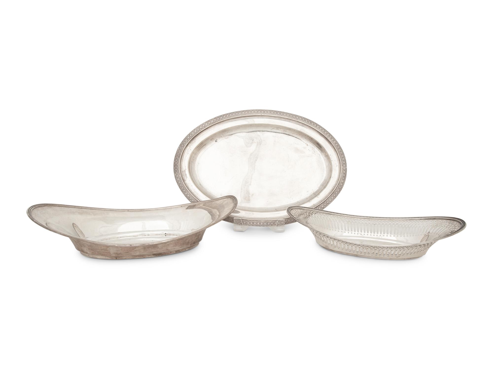 Three Tiffany and Co. Silver Table Articles
