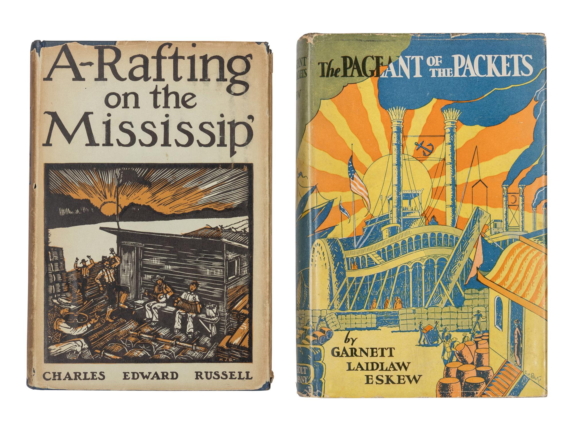 [MISSISSIPPI RIVERBOATS]. A group of 28 works, including: