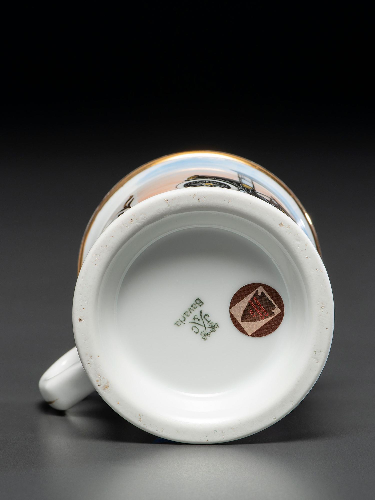 A Postman's Porcelain Occupational Shaving Mug