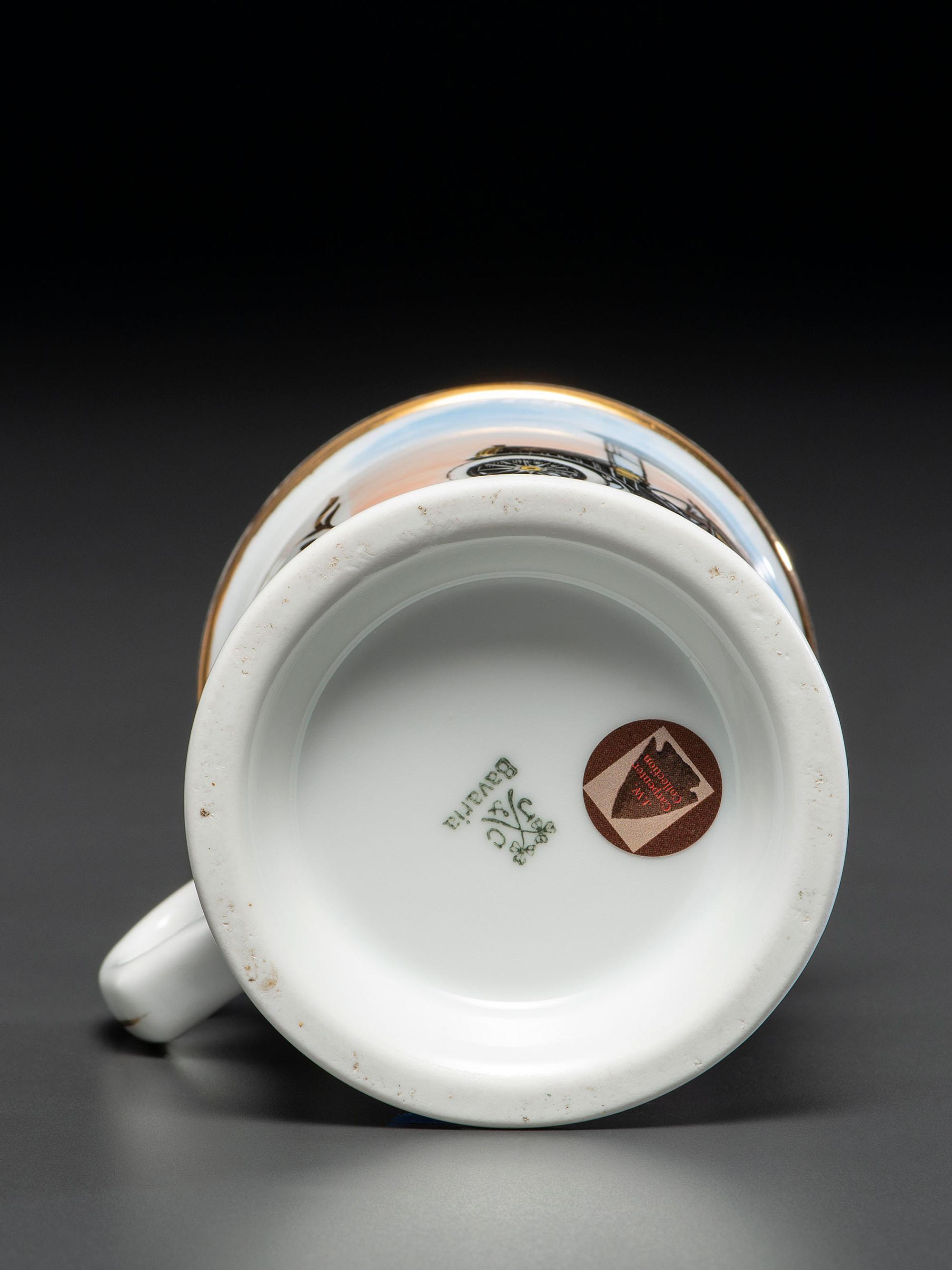 A Postman's Porcelain Occupational Shaving Mug