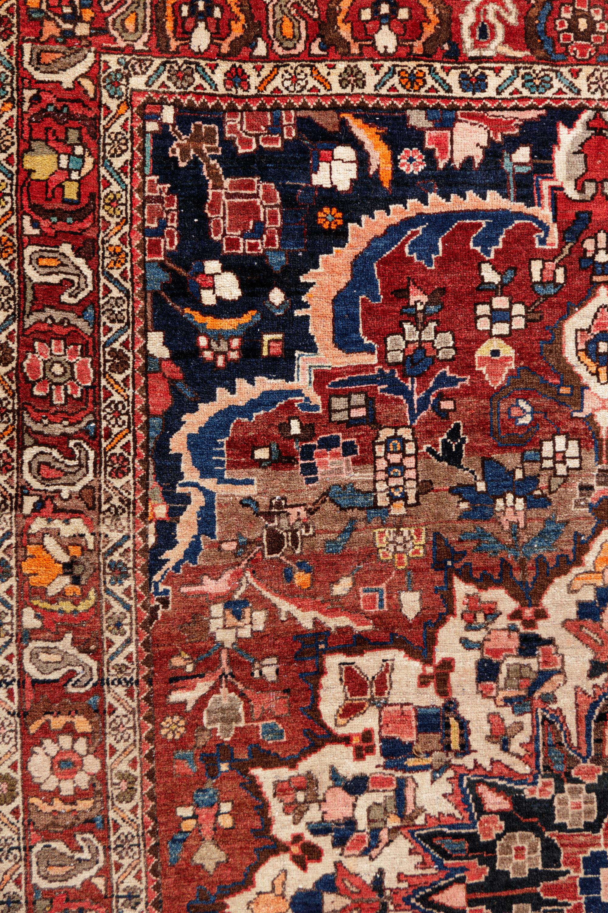 A Heriz Wool Rug