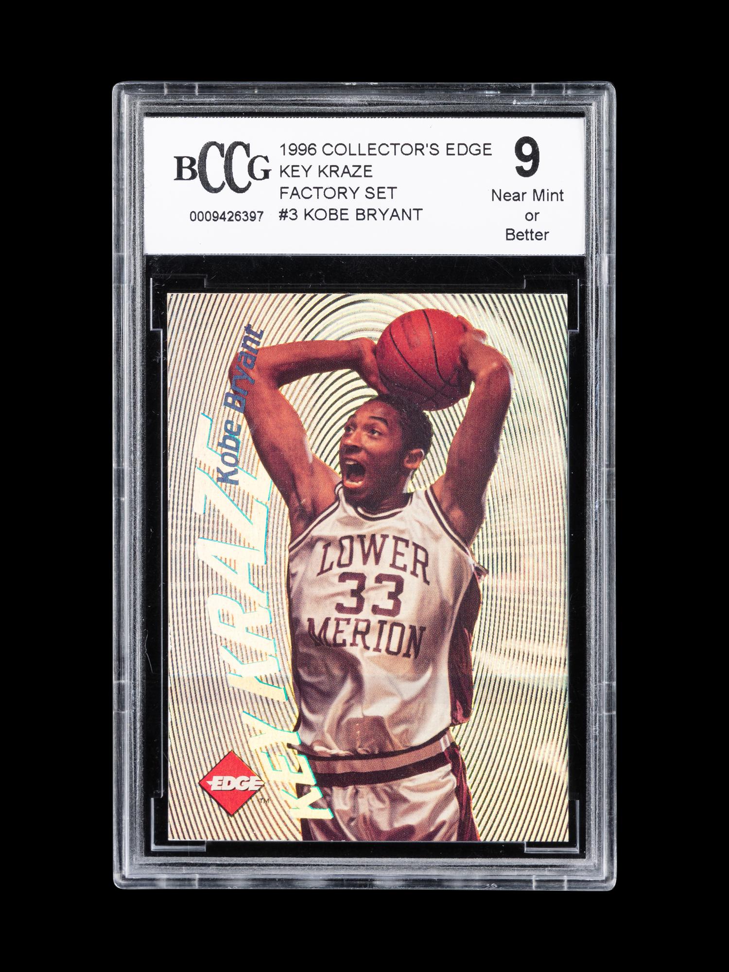 A Group of 1996-97 Collector's Edge Kobe Bryant Rookie Basketball Cards,