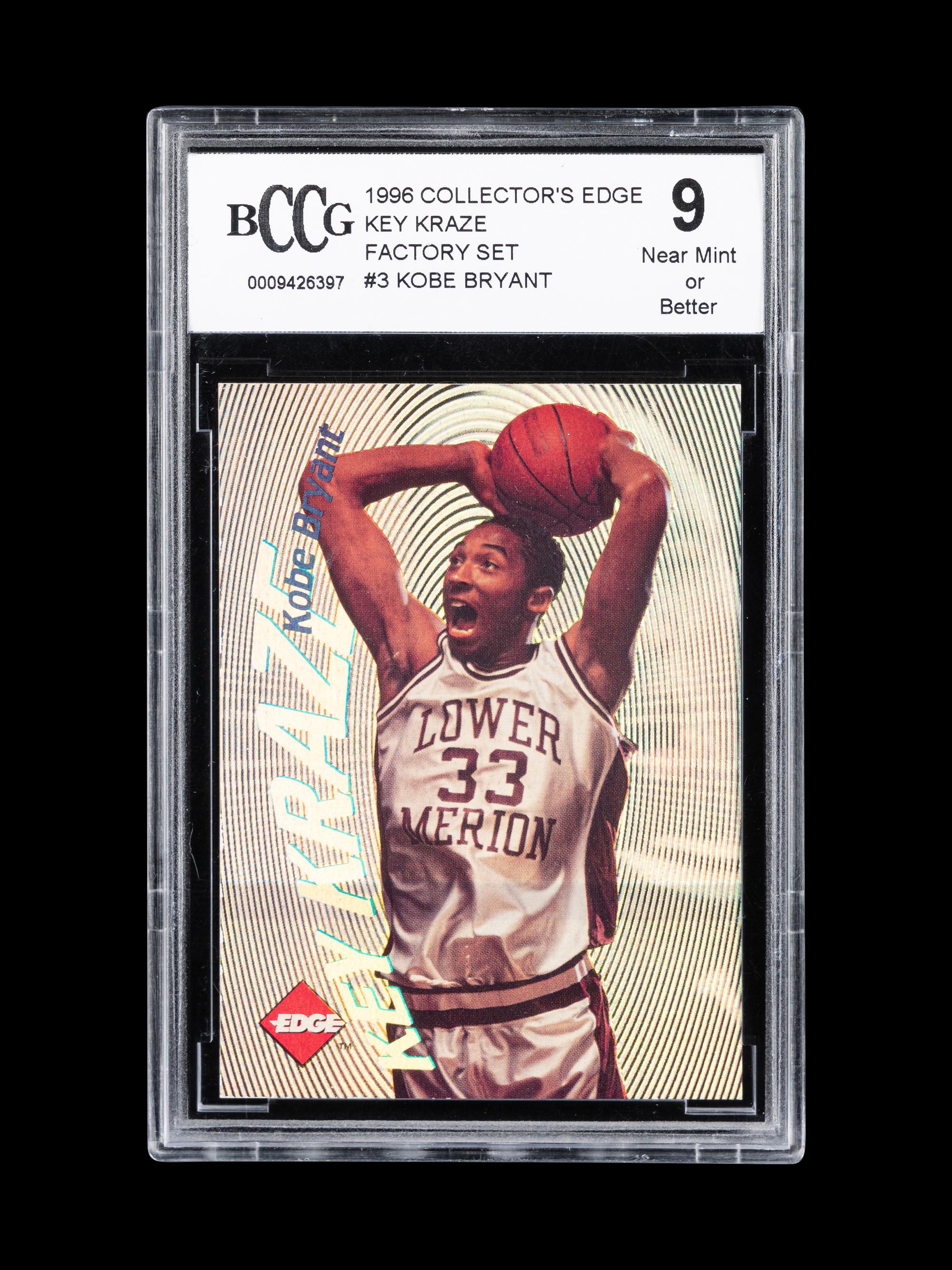 A Group of 1996-97 Collector's Edge Kobe Bryant Rookie Basketball Cards,