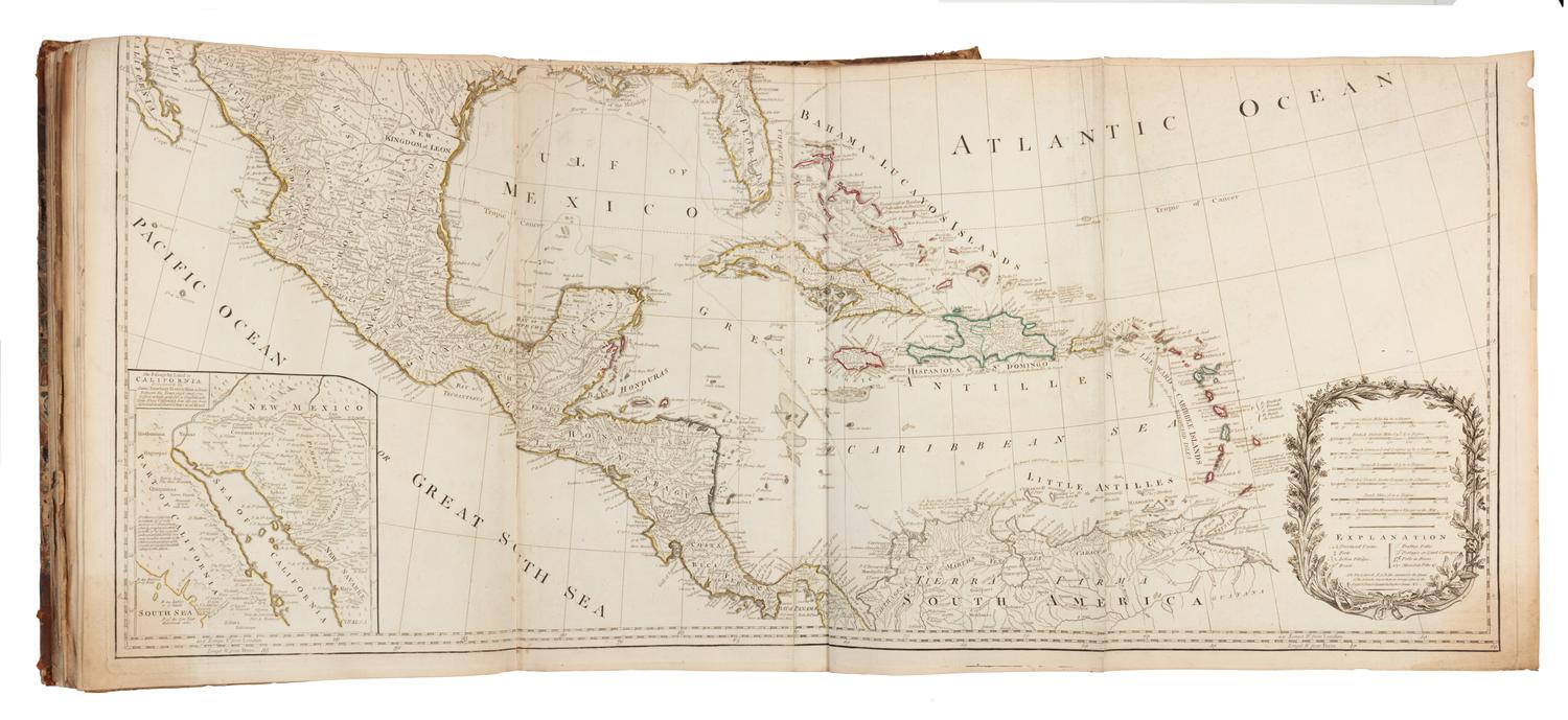 KITCHIN, Thomas (1718-1784). A General Atlas, Describing the Whole Universe. London: Robert Laurie and James Whittle, 1795.