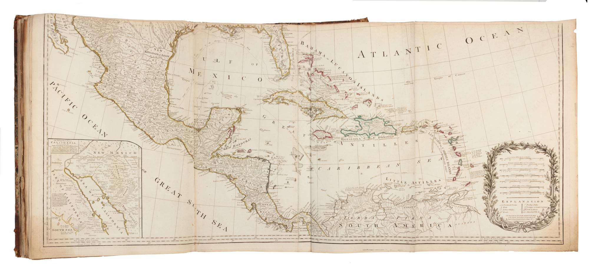 KITCHIN, Thomas (1718-1784). A General Atlas, Describing the Whole Universe. London: Robert Laurie and James Whittle, 1795.