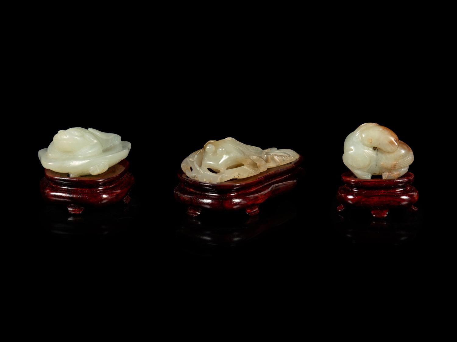 Six Chinese Jade Carvings of Animals