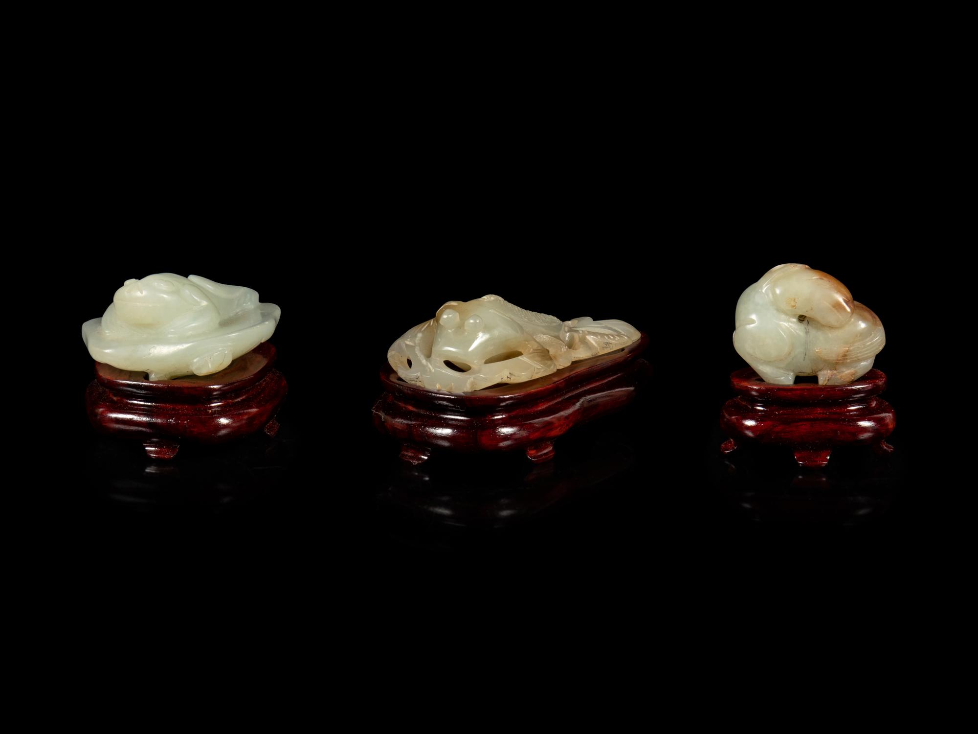 Six Chinese Jade Carvings of Animals