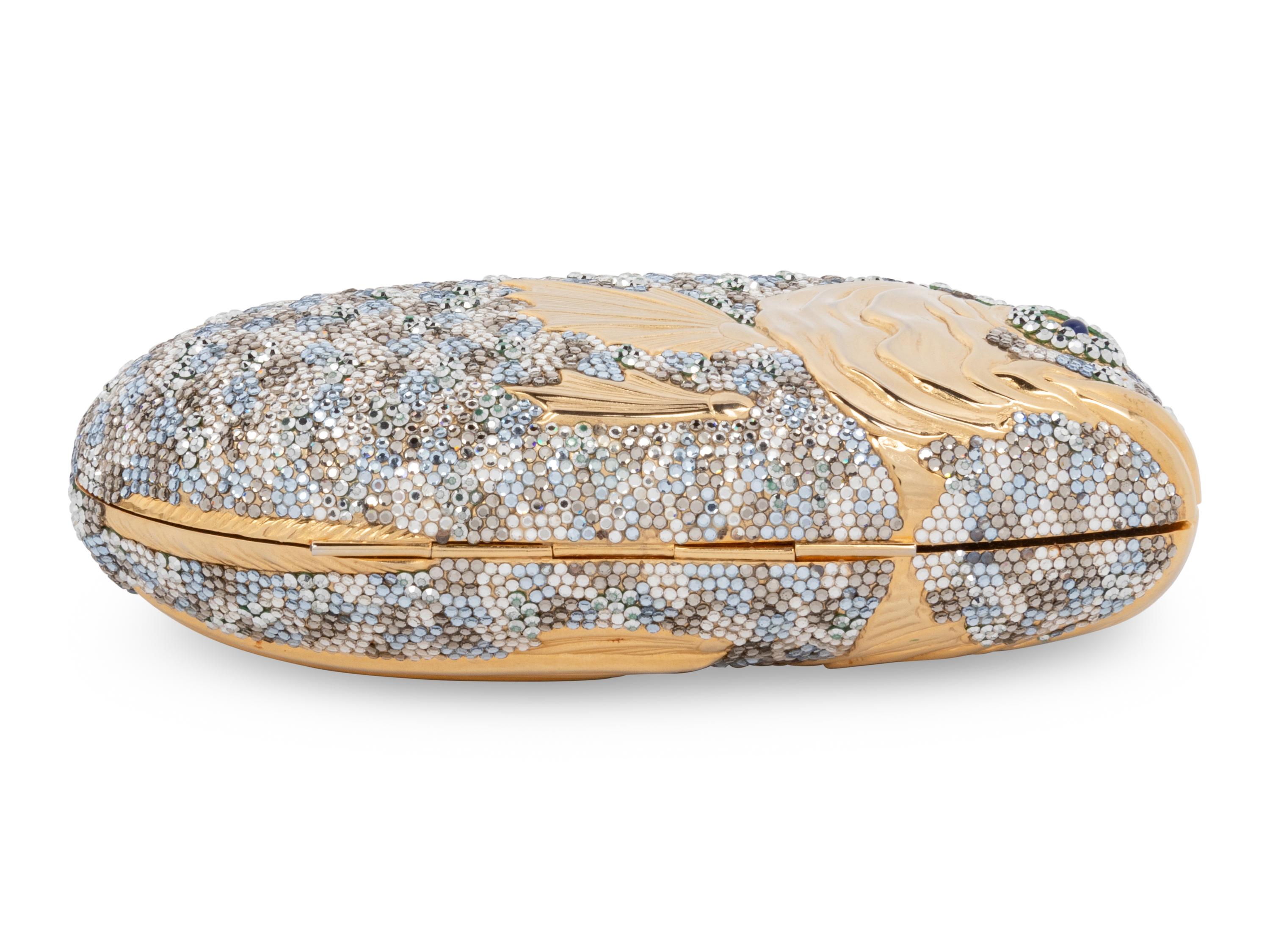 Judith Leiber Fish Minaudière with Baby Fish Pillbox, 1984