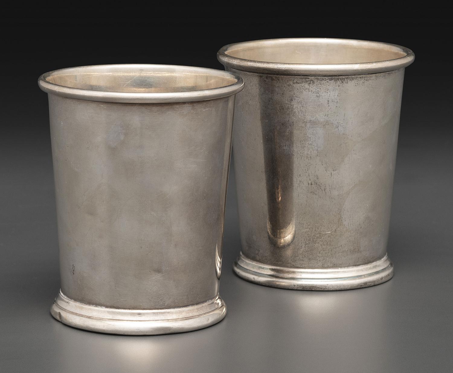 A Pair of Silver Julep Cups
