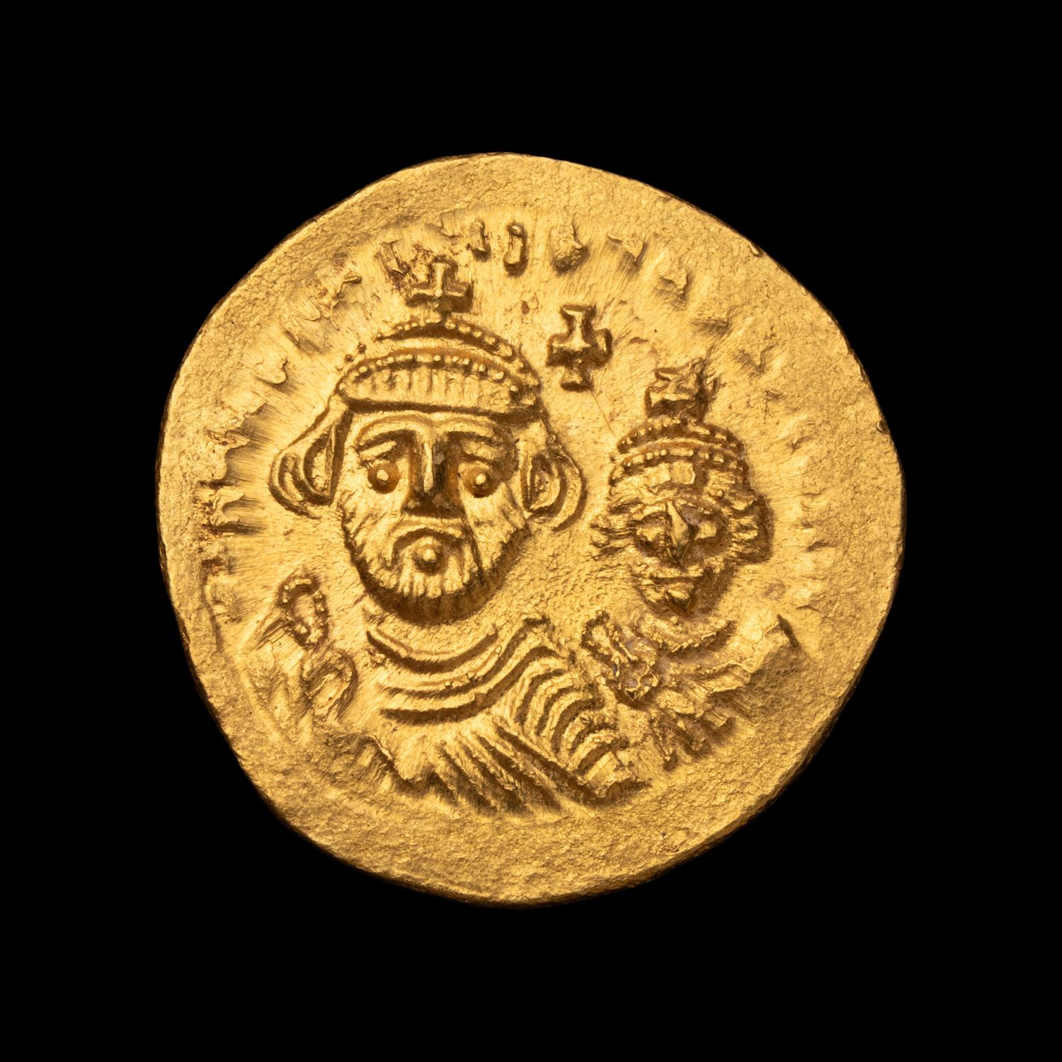[ANCIENT] BYZANTINE EMPIRE. Heraclius (c. 620) Av Solidus (4.5 g)