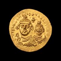 [ANCIENT] BYZANTINE EMPIRE. Heraclius (c. 620) Av Solidus (4.5 g)
