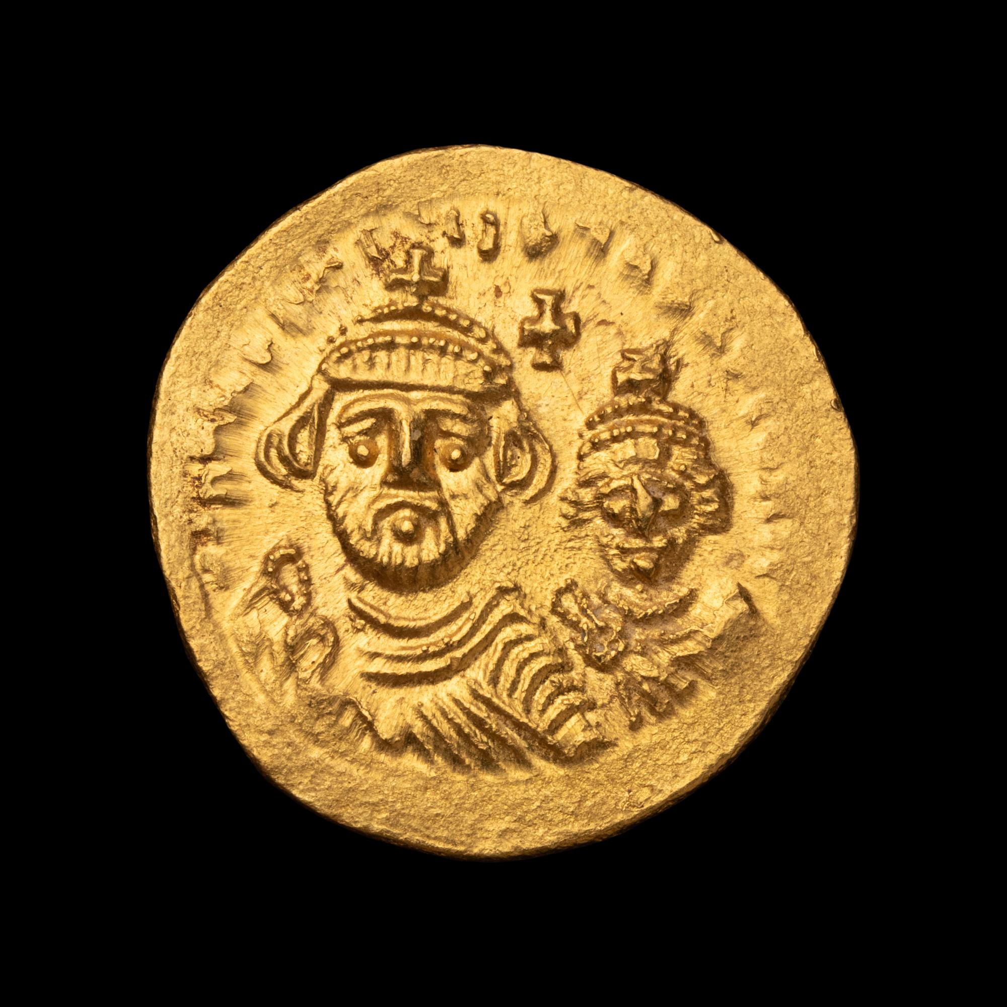 [ANCIENT] BYZANTINE EMPIRE. Heraclius (c. 620) Av Solidus (4.5 g)