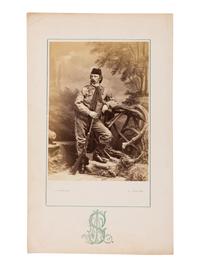 CUSTER, George Armstrong (1839-1876). Albumen photograph. St. Louis: James A. Scholten, [ca 1874].