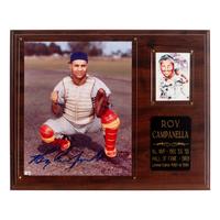 A Roy Campanella Post Accident Signed Autograph Photo Display (Beckett Authentication Services)