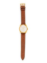 IWC, 18K YELLOW GOLD WATCH WITH IWC BUCKLE