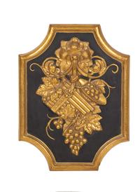 A Continental Style Giltwood Plaque