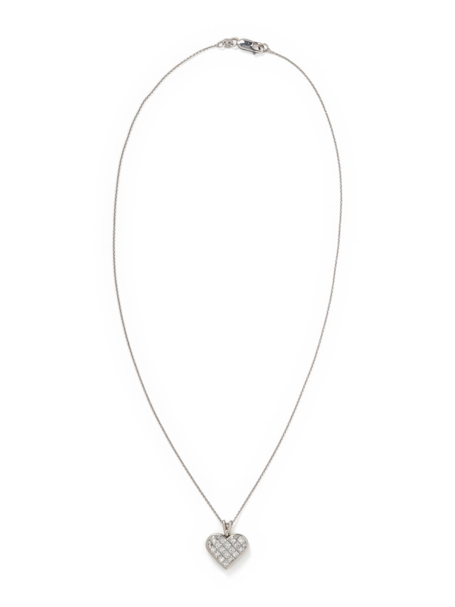 DIAMOND HEART PENDANT/NECKLACE