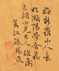 Zhang Xilv, , Bird Perched on Branches