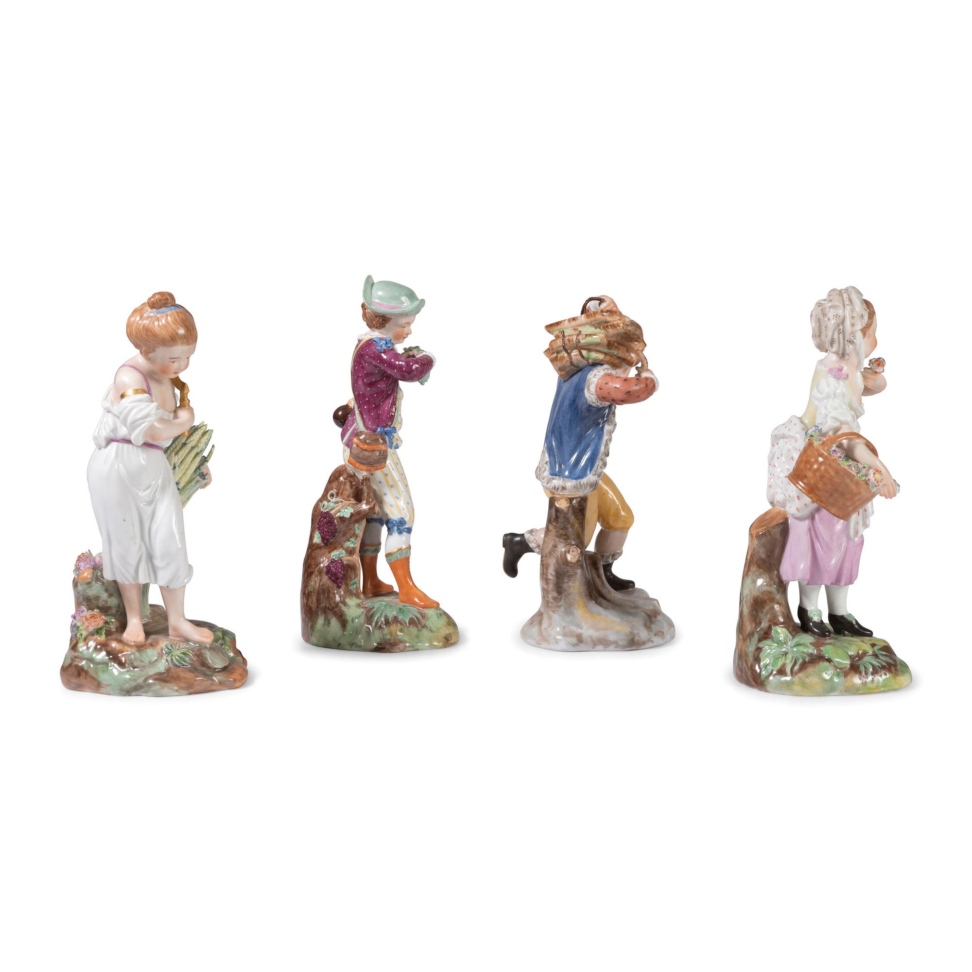 Four Royal Copenhagen Porcelain Figures Allegorical of Seasons