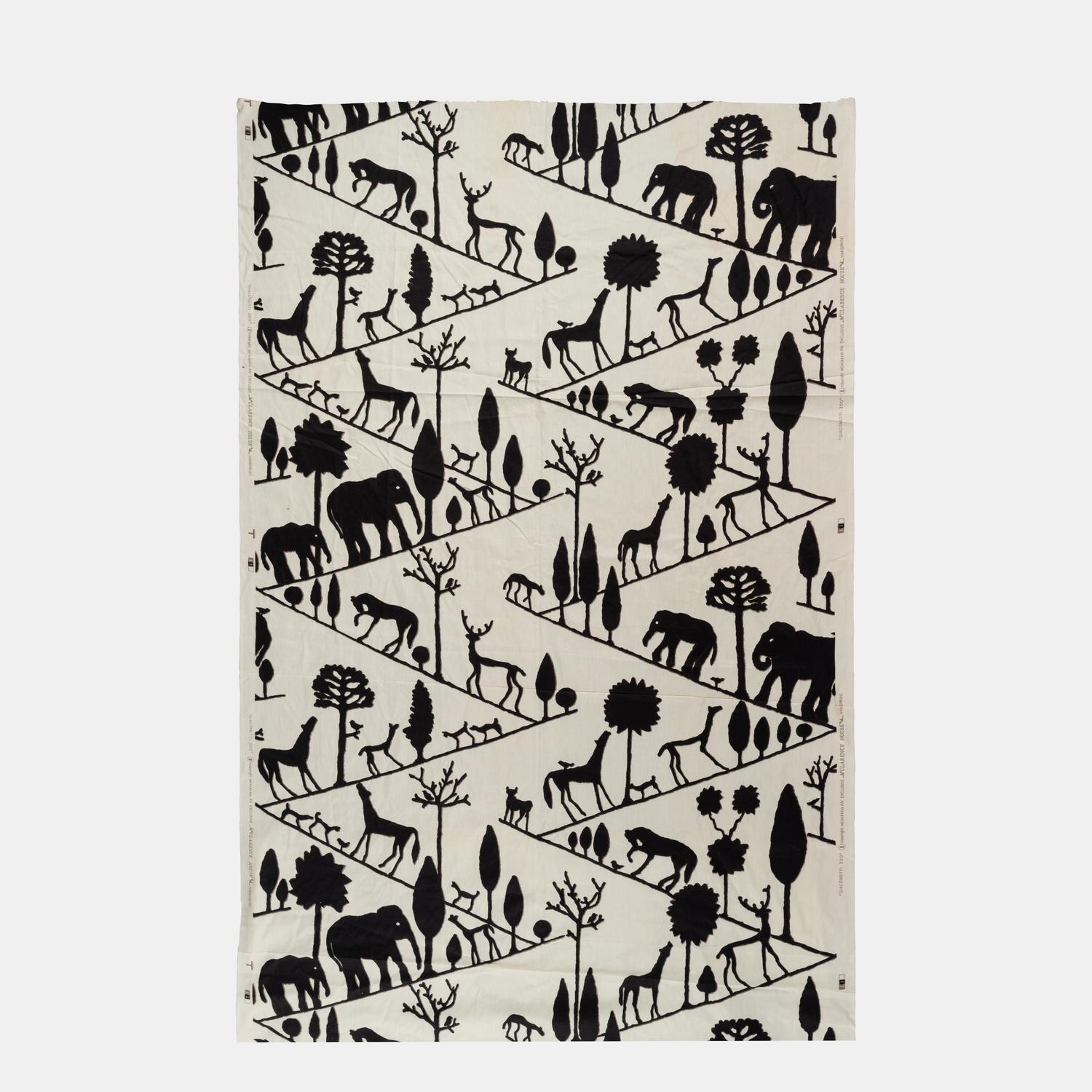 Giacometti Zoo Textile, c. 1987