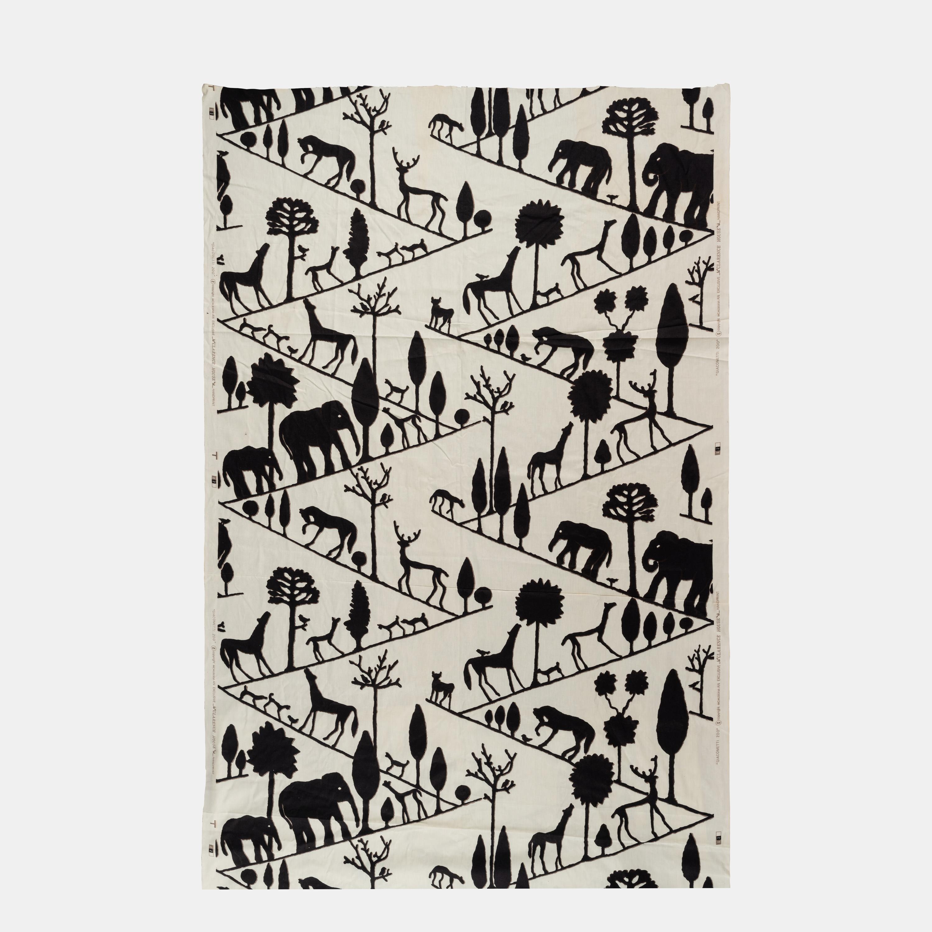 Giacometti Zoo Textile, c. 1987