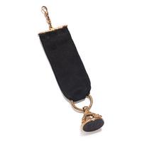 ROSE GOLD AND HARDSTONE FOB