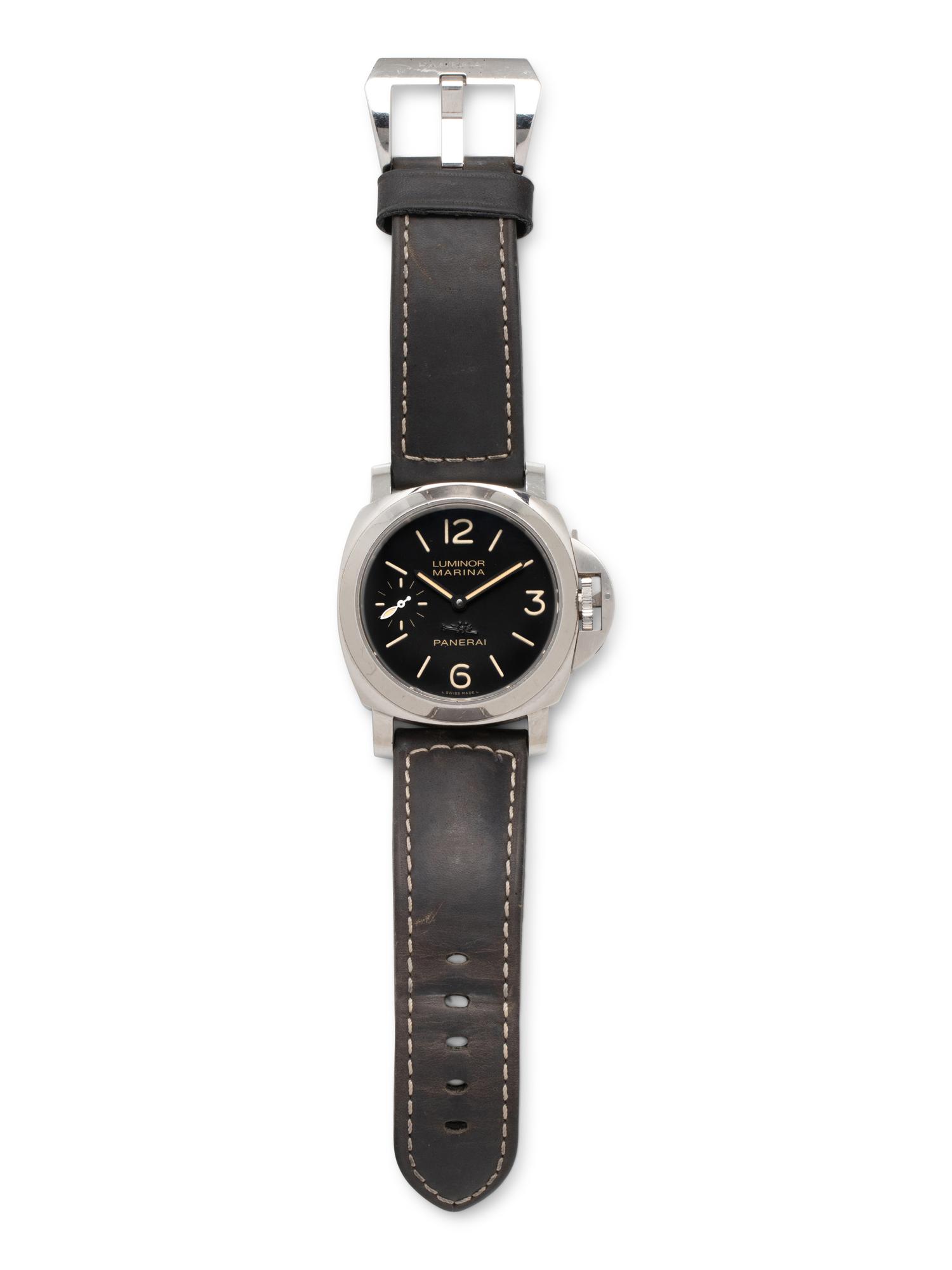 PANERAI, STAINLESS STEEL LIMITED EDITION 'LUMINOR MARINA ASPEN' WATCH