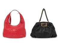 Two Designer Bags: Gucci and Fendi