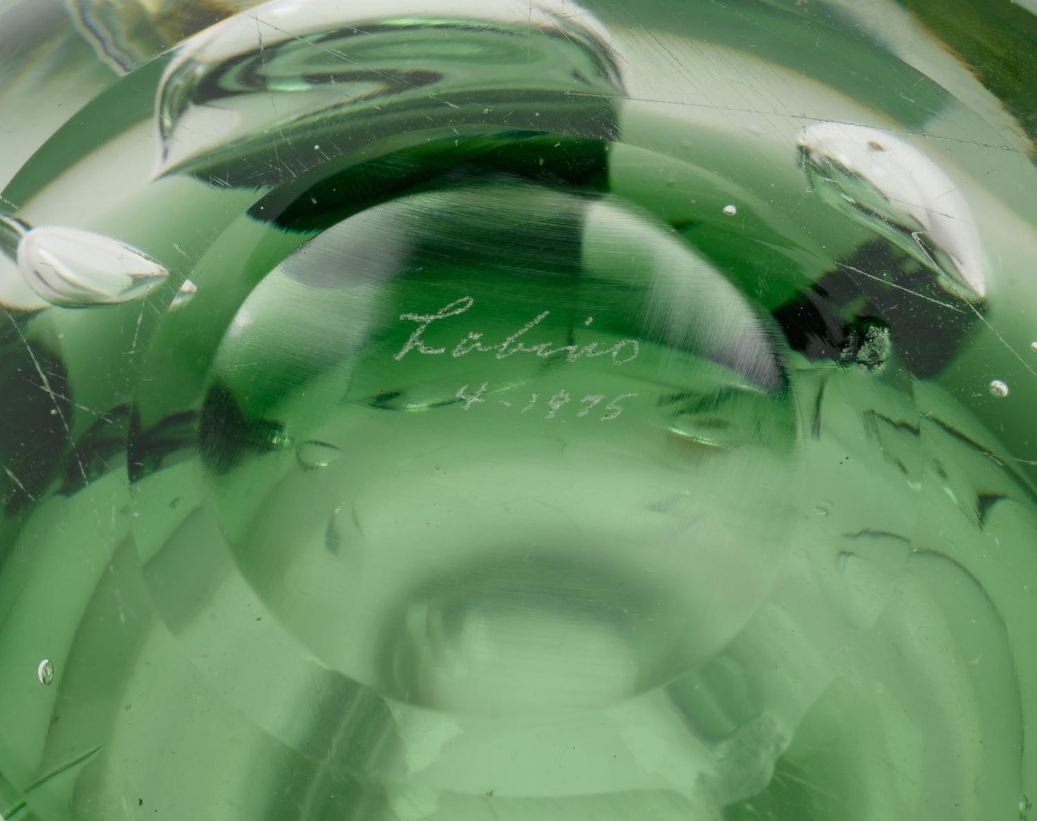 Two Paperweight Vases