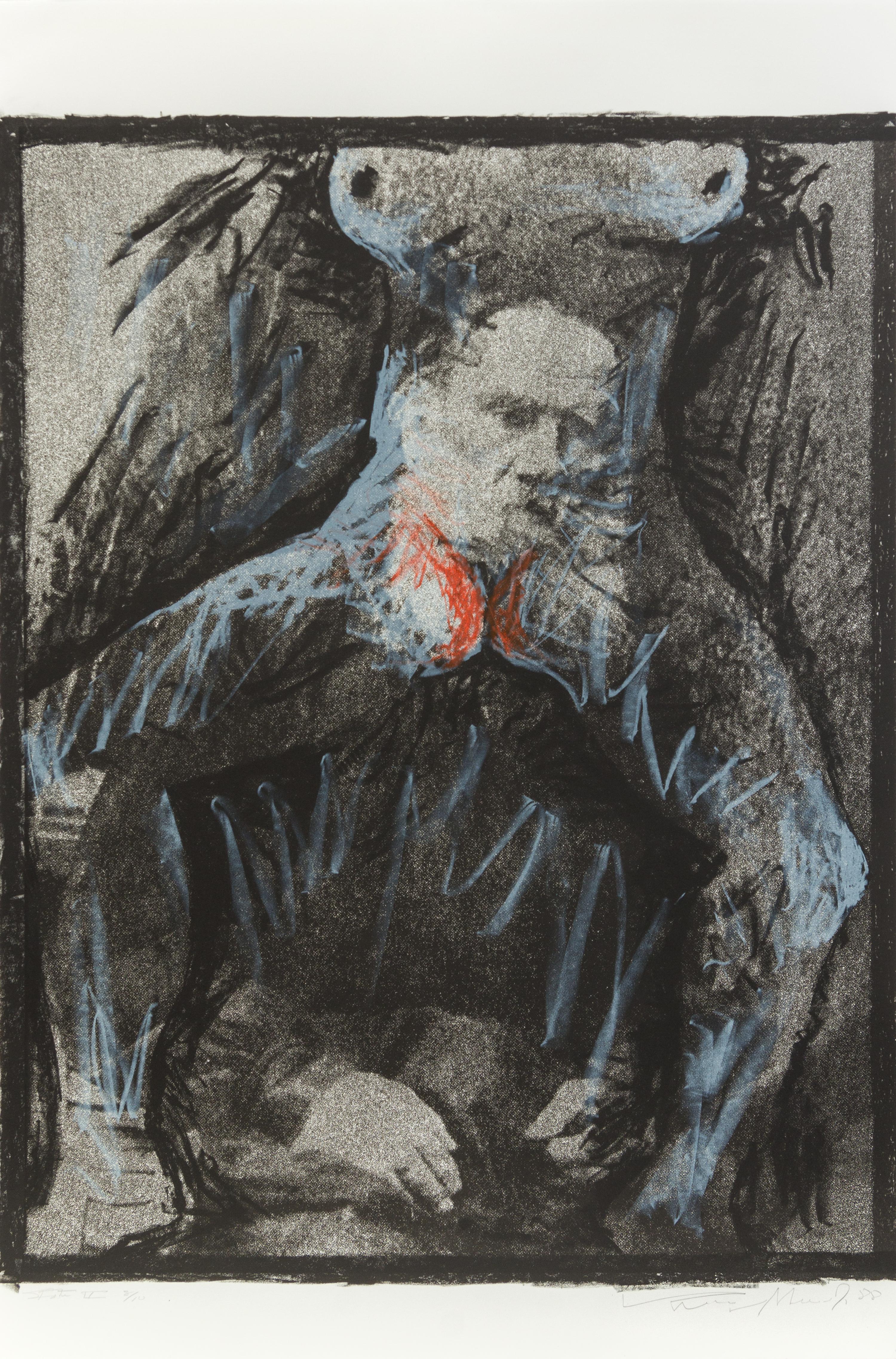Komar and Melamid, (Russian, 20th Century), 7 prints from Peace I, 1986