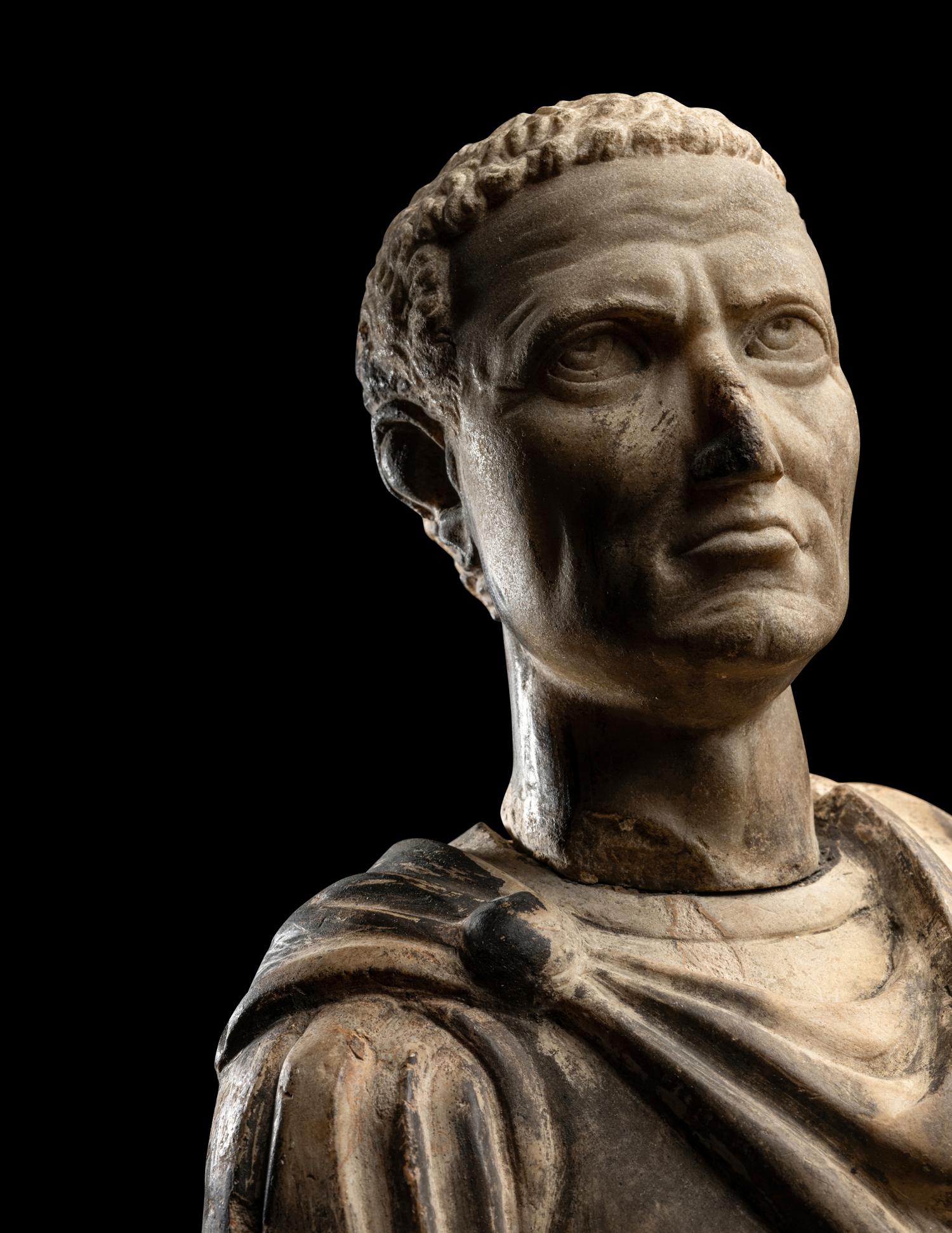A Roman Marble Portrait Bust of a Man