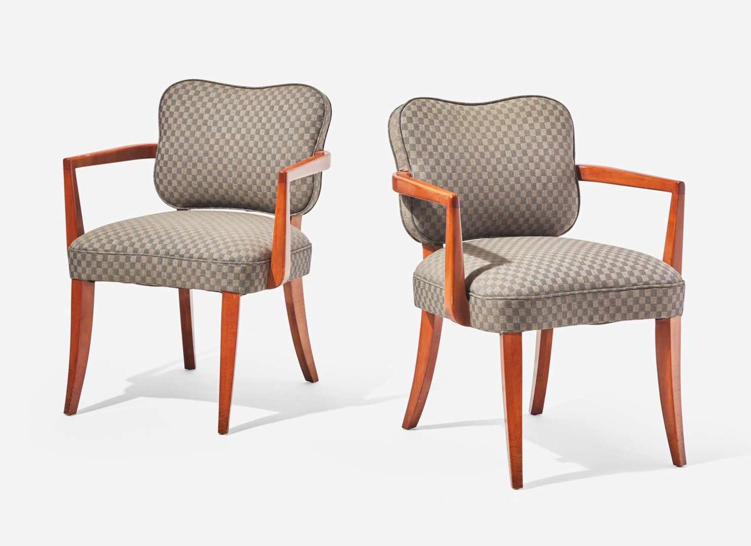 Gilbert Rohde, Pair of Armchairs