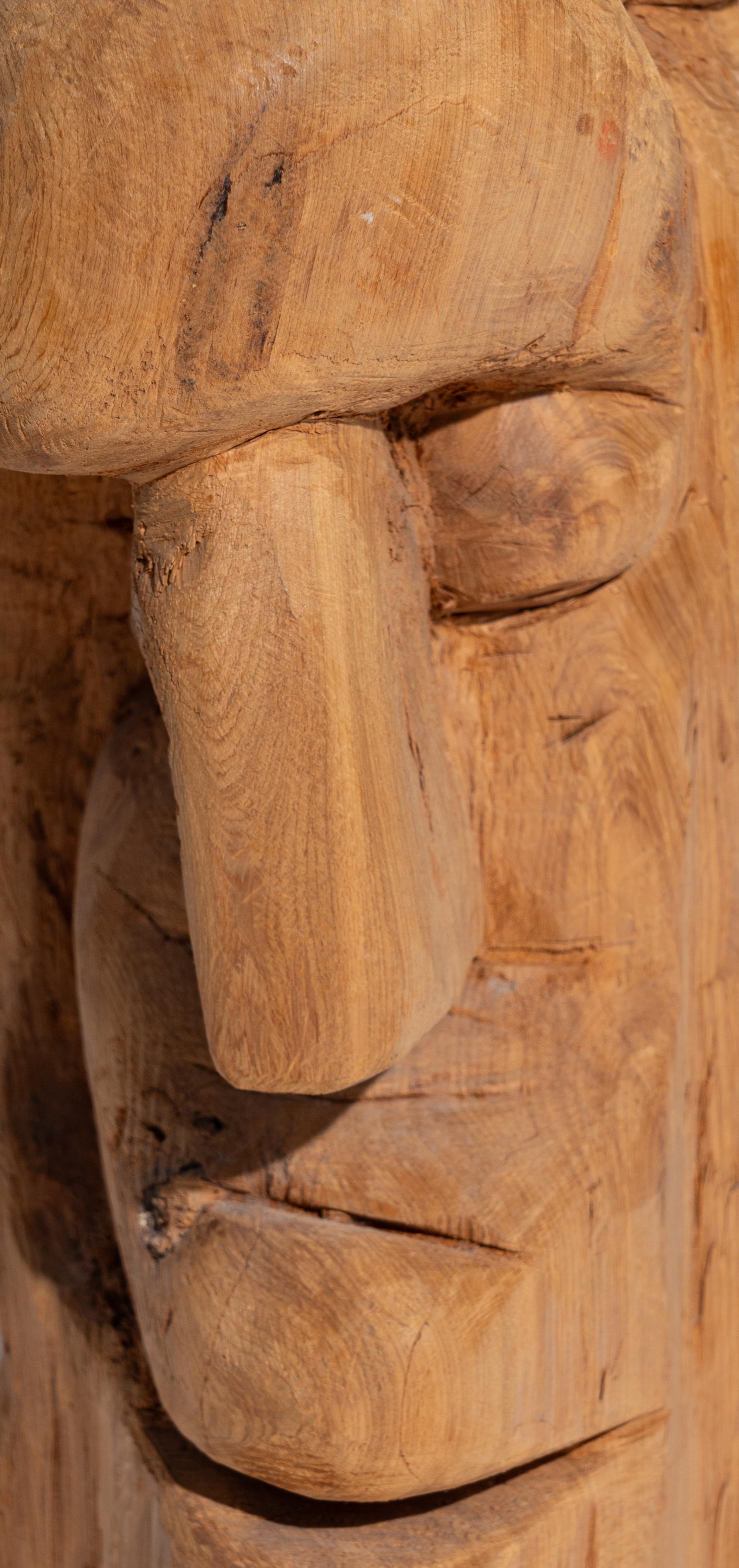 Untitled Wood Sculpture, Family Group