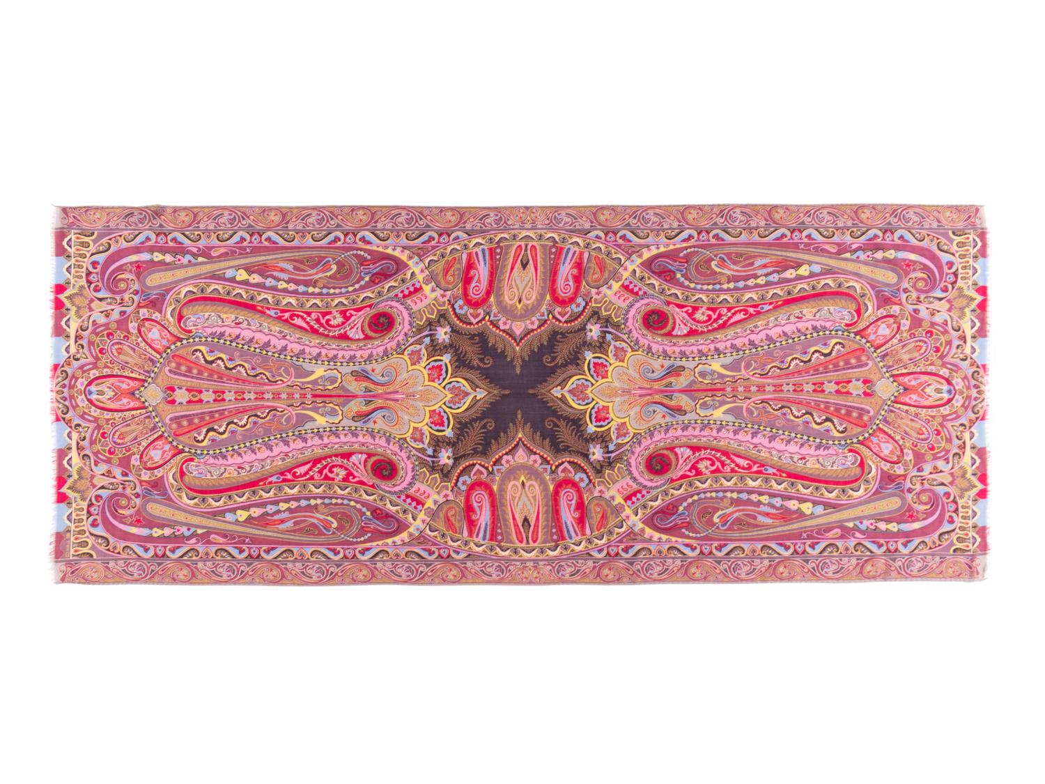Five Designer Scarves: One Giorgio Armani, One Oscar de la Renta, One Valentino, Two Etro
