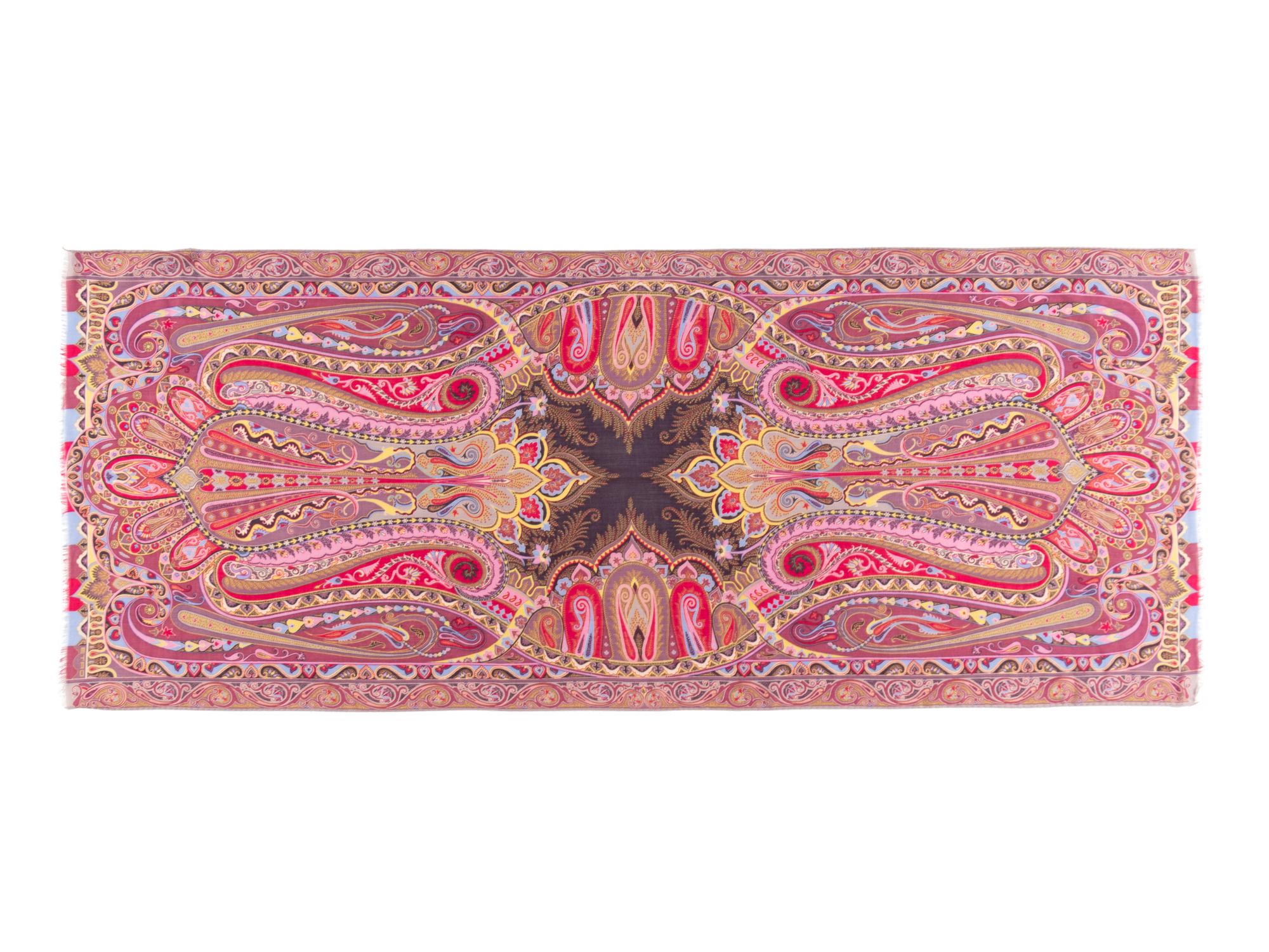 Five Designer Scarves: One Giorgio Armani, One Oscar de la Renta, One Valentino, Two Etro