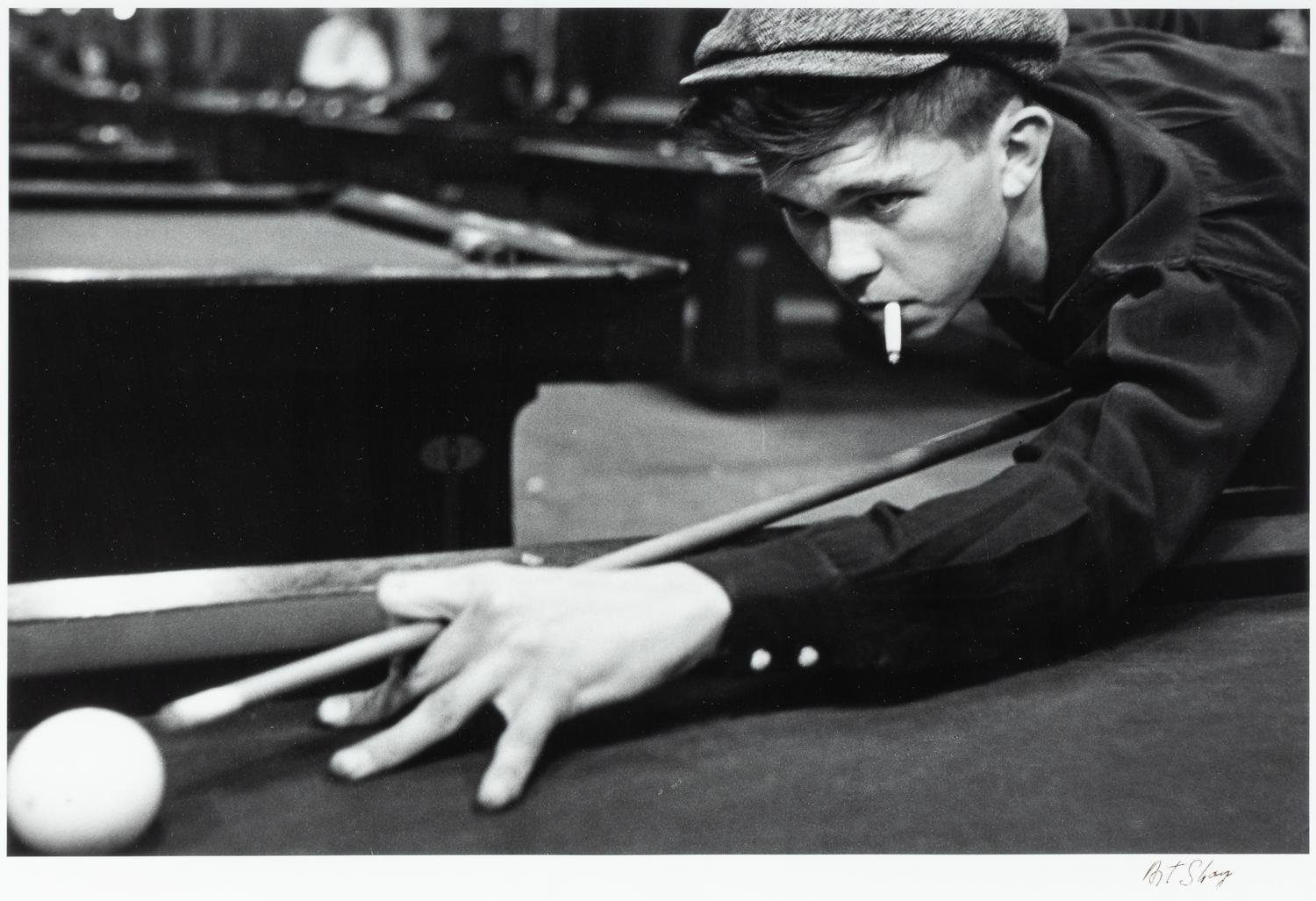 Art Shay (1922-2018) West Side Pool Player, 1950