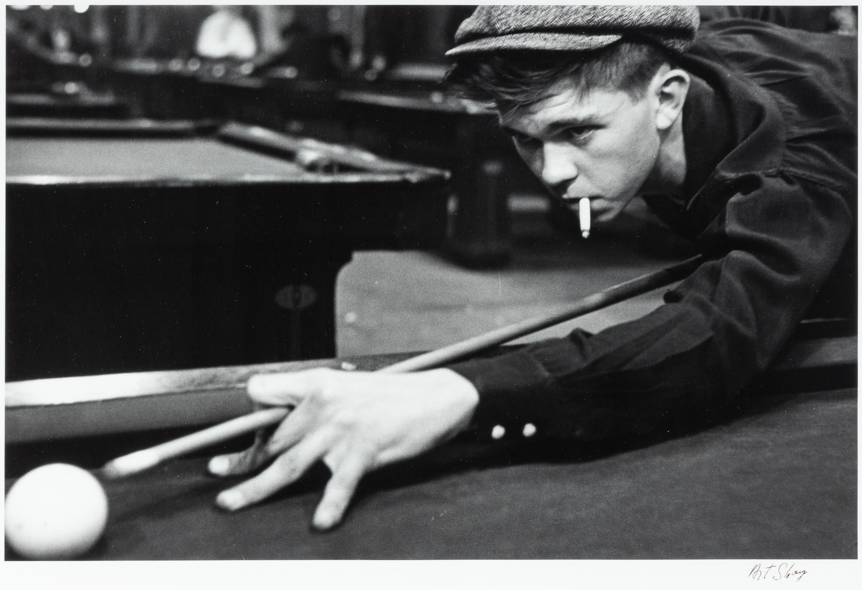 Art Shay (1922-2018) West Side Pool Player, 1950