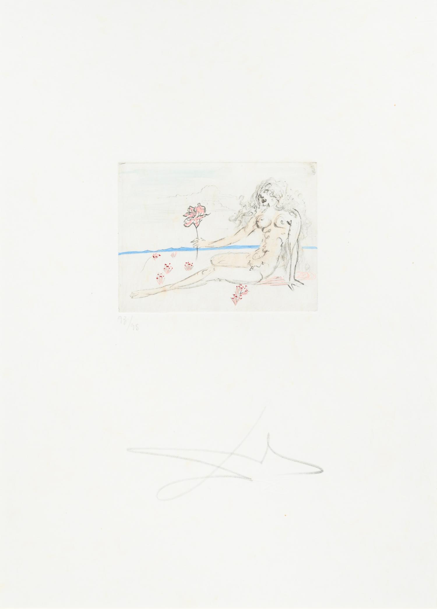 Petites Nus (from Apollonaire ) (a group of 7 prints from the portfolio of 8)
