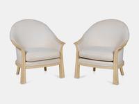 A Pair of Armchairs, Model MF208-217 Produced by Interior Crafts, USA