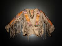 Fort Berthold Quilled Hide Shirt