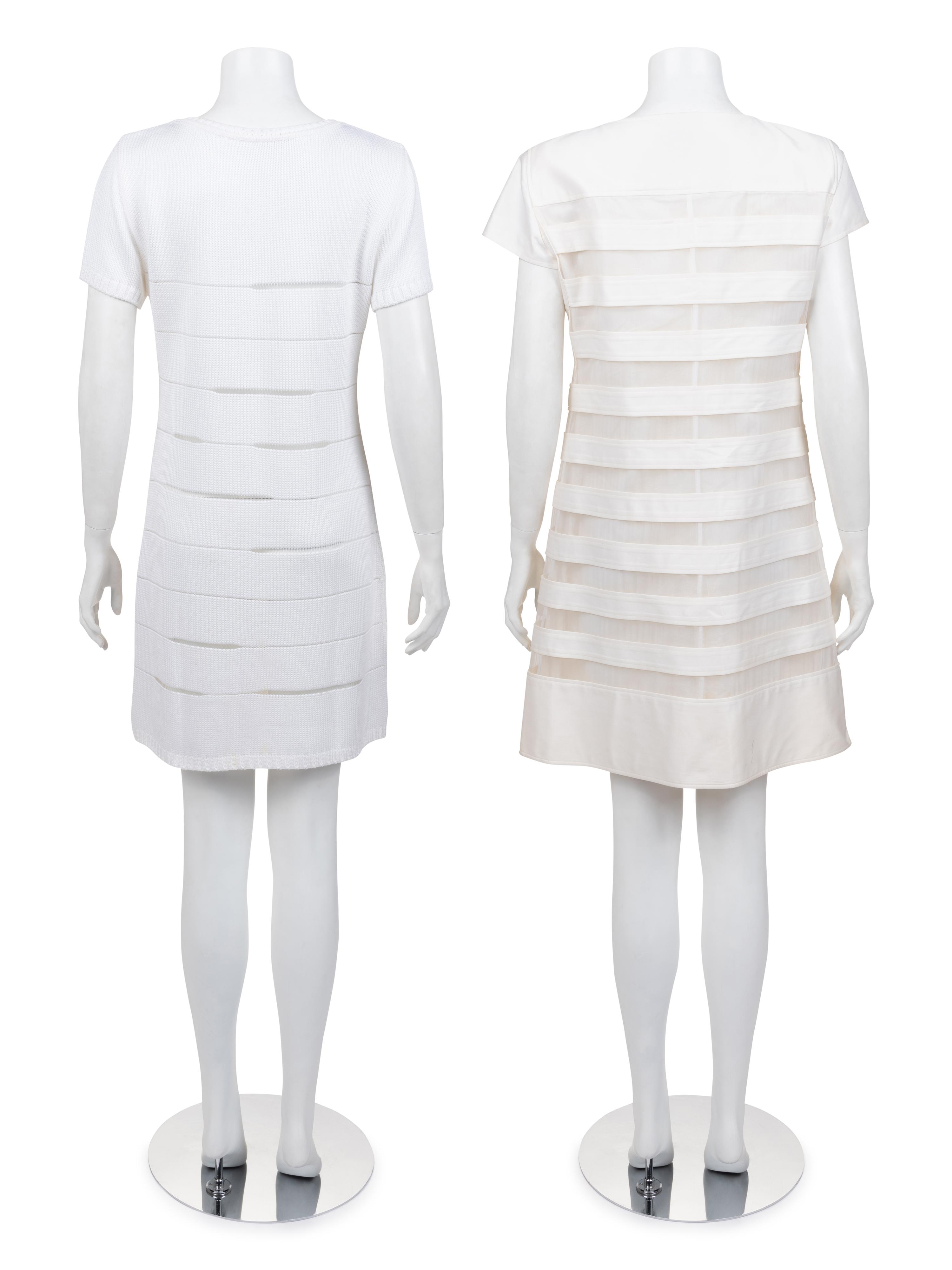 Two Courrèges Knit Dresses, 1980-2000s
