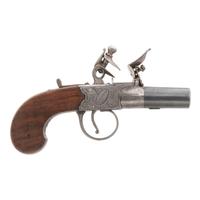 Box Lock Flint Turn-Off Pocket Pistol by Parr